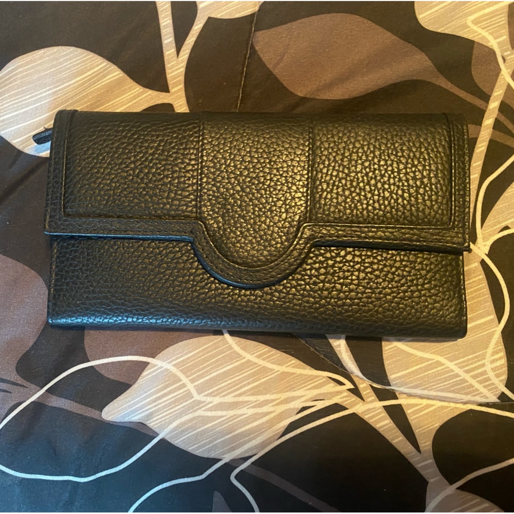 Corder London genuine, leather, black wallet.
